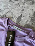 Чоловіча футболка Palm Angels Bear M736 фіолетова, фото 8