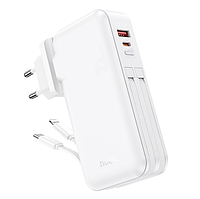 Акумулятор зовнішній Hoco   J126  для телефона смартфона 10000mAh PD20W+QC3.0 (22.5W) with cable (US/EU)