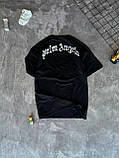 Чоловіча футболка Palm Angels Bear M738 чорна М, XL, фото 5