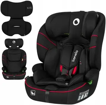 Автокрісло Lionelo Levi I-Size 9-36Kg Czarno-Czerwony