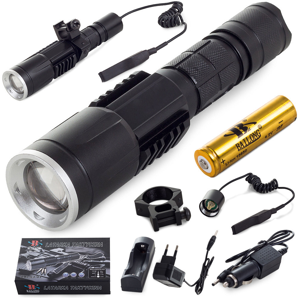 Тактичний мисливський ліхтар Cree XM-L3-U3
