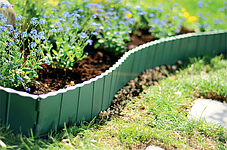 Бордюр садовий Prosperplast GARDEN FENCE, темно-зелений, 5,9 м, фото 3