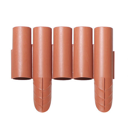 Палісад садовий Prosperplast PALISADA, трубчастий, теракотовий, 2,4 м, фото 1