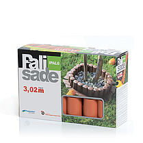 Палісад садовий Prosperplast PALISADA, теракотовий, 3,02 м, фото 4
