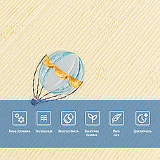 Панель стінова 3D 700х700х4мм Повітряні кулі фактурна текстура SW-00001972, фото 4