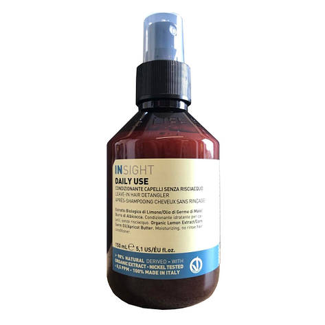 Спрей для щоденного використання Insight Daily Use Leave-In Hair Detangler, 150 мл (8029352357602), фото 1