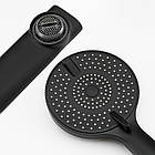 F2467-6 душ. система 3х функц. поворот. вилив лат. корпус Ø35 (чорний) {4}, фото 4