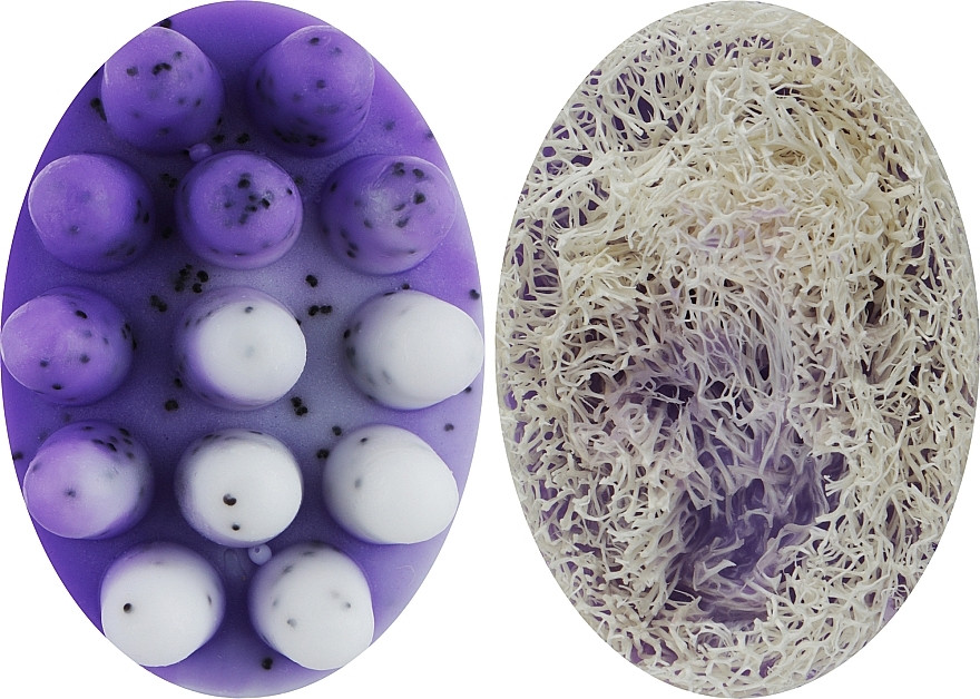 Мило-скраб з люфою Лаванда Top Beauty, 120 г (2000002100119)