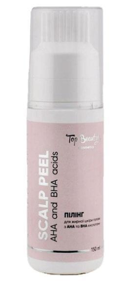 Пілінг для жирної шкіри голови Top Beauty Scalp Peel AHA & BHA Acids, 150 мл (4820169185556)