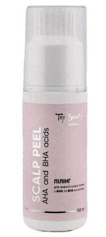 Пілінг для жирної шкіри голови Top Beauty Scalp Peel AHA & BHA Acids, 150 мл (4820169185556), фото 1