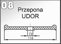 08 Мембрана (диафрагма) насоса опрыскивателя "UDOR" 116х12