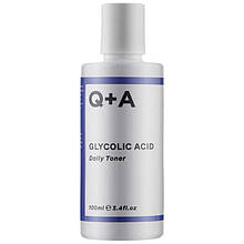 Тонер для обличчя з гліколевою кислотою Q+A Glycolic Acid Daily Toner, 100 мл (5060486263981)