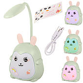 Led rgb usb настільна лампа для дітей для навчання читання 3 режими