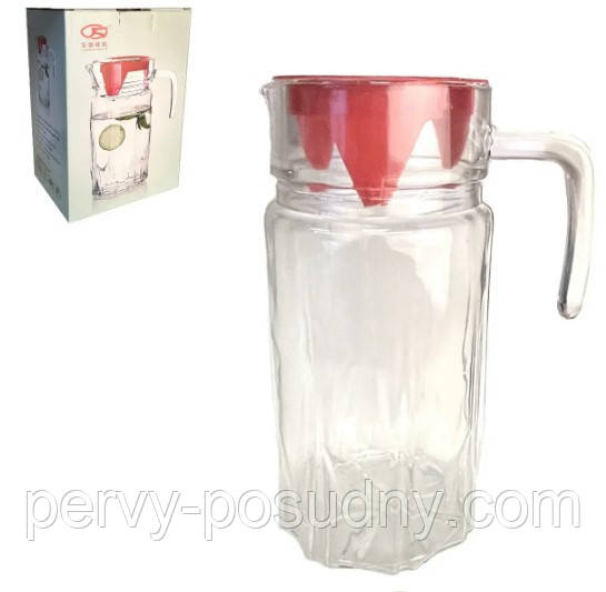 Глечик з кришкою SIDE 1500мл Helios 6027