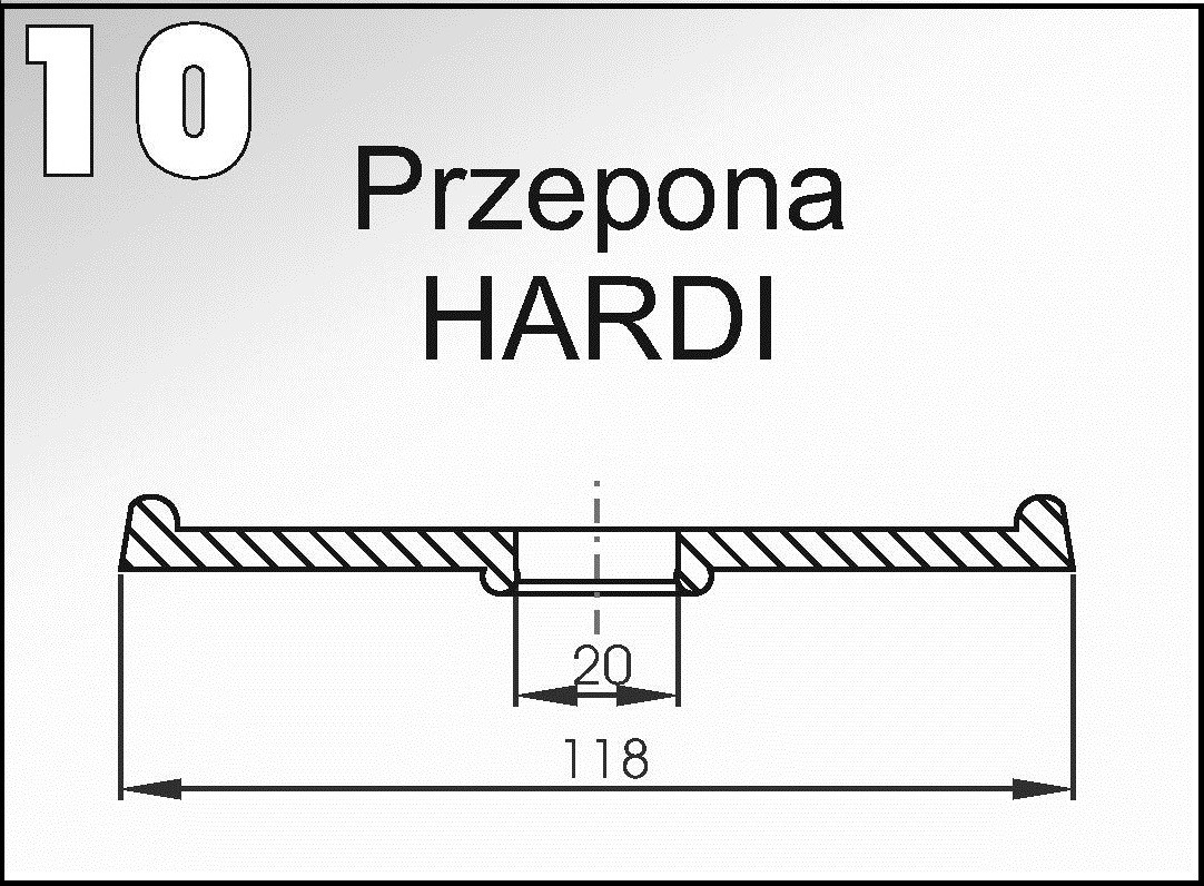 10 Мембрана (диафрагма) насоса опрыскивателя "Hardi" 118x20 - фото 1 - id-p415261023