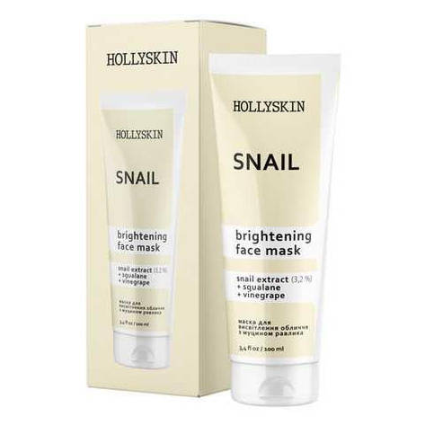 Маска для обличчя Hollyskin Snail Face Mask, 100 мл (4823109700291), фото 1