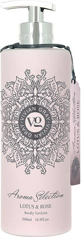 Гель для душу Vivian Gray Aroma Selection Lotus & Rose, 500 мл (4250120720128), фото 1