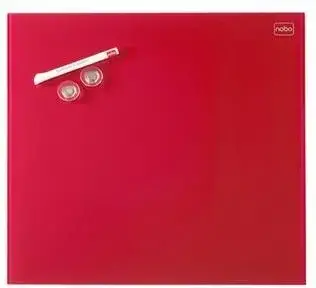 Дошка для презентацій Nobo Tablica suchoś.-magn. Diamond 45x45cm szklana czerwona