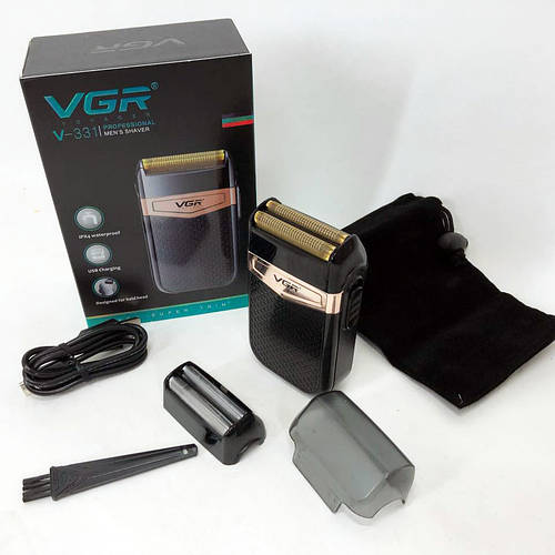 Мужская электробритва для бритья VGR V-331, Портативная сеточная бритва ...