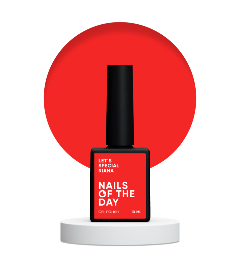 NAILSOFTHEDAY Let’s special Riana — яскраво–алий гель-лак, 10 мл, фото 1