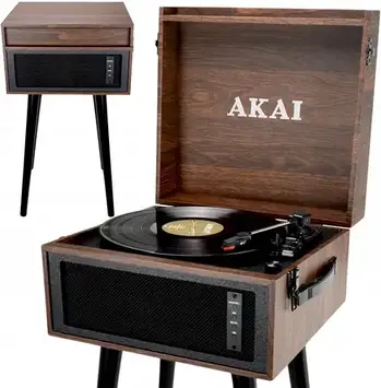 Вініловий програвач Akai ATT-101BT Orzech