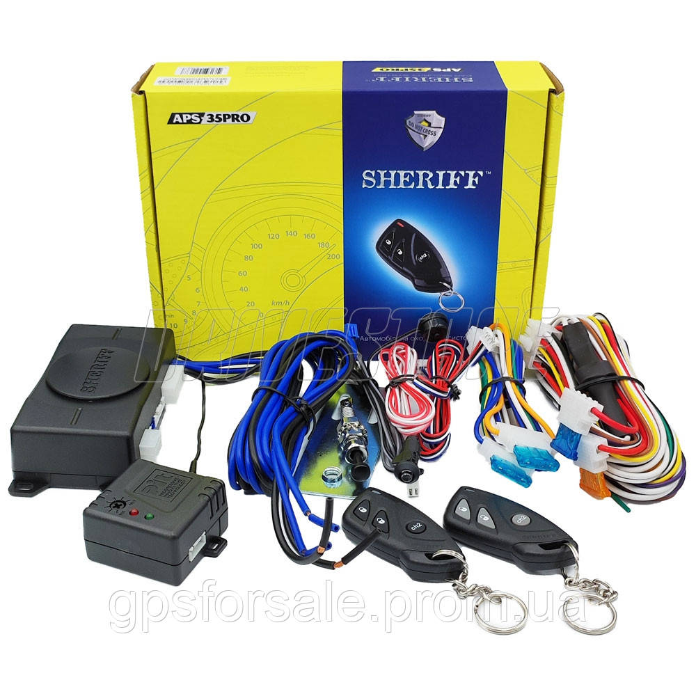 Автосигнализация Sheriff APS-35 PRO (ID#1287060199), цена: 1200 ...
