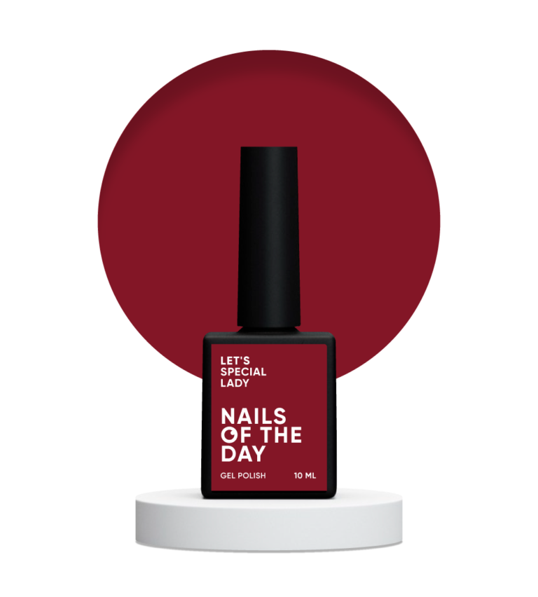 NAILSOFTHEDAY Let’s special Lady — насичено–червоний гель–лак, 10 мл, фото 1