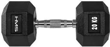 Гантелі Hms Hantla Gumowana Hex Pro 20 Kg
