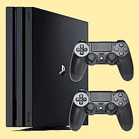Sony Playstation 4 Pro 1 TB, 2 геймпади