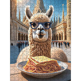 Класичний дерев'яний пазл Альпака в Мілані L