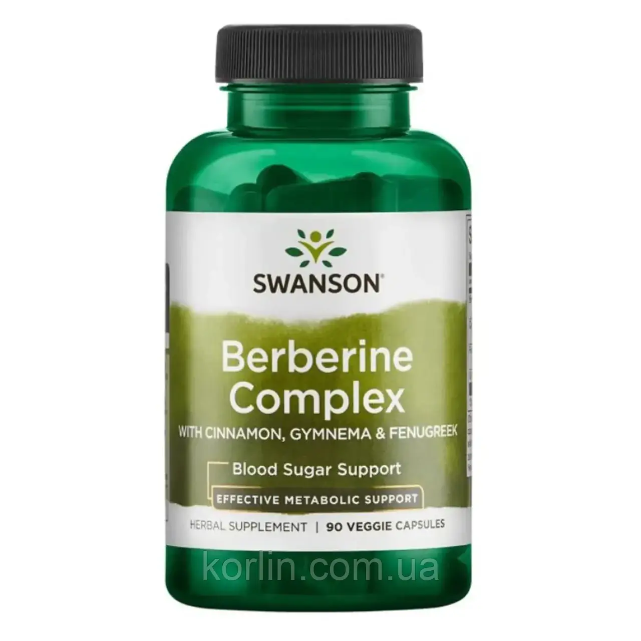 Берберин комплекс 90 кап Swanson Berberine Complex США Доставка з ЄС, фото 1