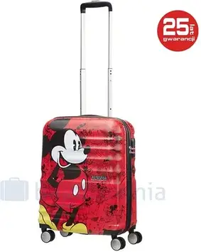 Валіза Mała kabinowa walizka SAMSONITE AT MICKEY COMICS RED 85667 Czerwona - czerwony