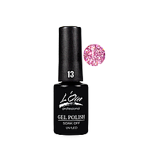 Гель-лак для нігтів L`oren світловідбивний 7 мл № 13 SD Шиммерний сіро-рожевий