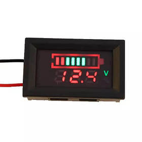 Вольтметр 12V з індикатором