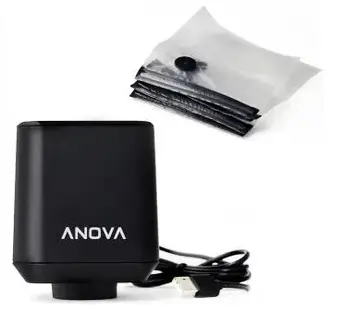 Кухонний аксесуар Anova Ręczna Pakowarka Próżniowa Precision Vacuum Sealer (850026926101)
