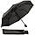 Чорна автоматична складана парасолька унісекс., фото 3