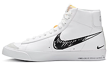 Чоловічі кросівки Nike Blazer Mid 77 White Sketch Black CW7580-101, фото 2