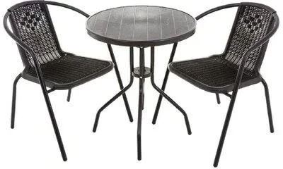 Комплект меблів Patio Zestaw Mebli Ogrodowych Detroit 47610 Antracytowo-Czarny, фото 1