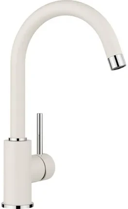Кухонний змішувач Blanco Mida Silgranit-Look Delikatny Biały 526966, фото 1