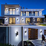 Світлодіодний настінний світильник Внутрішній/Відкритий 10 Вт Зовнішній настінний світильник IP65 Водонепроникний зовнішній, фото 8