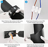 Світлодіодний настінний світильник Внутрішній/Відкритий 10 Вт Зовнішній настінний світильник IP65 Водонепроникний зовнішній, фото 3