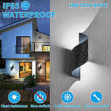 Світлодіодний настінний світильник Внутрішній/Відкритий 10 Вт Зовнішній настінний світильник IP65 Водонепроникний зовнішній, фото 2