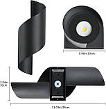 Світлодіодний настінний світильник Внутрішній/Відкритий 10 Вт Зовнішній настінний світильник IP65 Водонепроникний зовнішній, фото 5