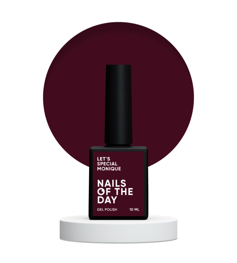 NAILSOFTHEDAY Let’s special Monique — темно–сливовий гель-лак, 10 мл, фото 1
