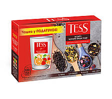 Чай TESS набір 100 пакетиків чаю з кружкою