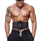 Пояс для схуднення, Чорний / Міостимулятор для м'язів / Фітнес пояс / Стимулятор м'язів для фітнесу, фото 9