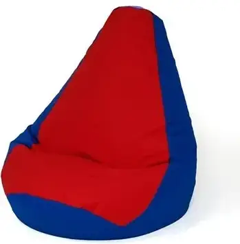 Пуф Go Gift Pufa Worek Sako Granatowy-Czerwony L 105x80
