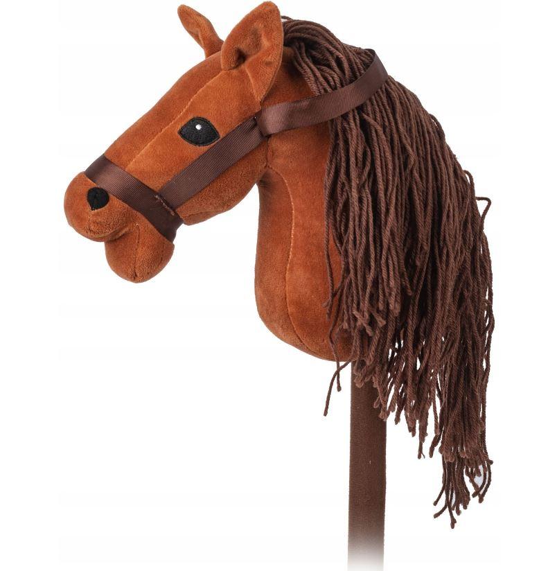 Плюшева голова коня з гривою на палиці звук зі звуком Norimpex No-1009390.