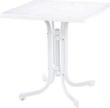 Шафа для гриля Patio Stół Ogrodowy Dine & Relax Marble Biały, фото 1