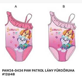 Купальники для дівчат оптом, Disney, 2-6 років,  № PAW24-0434